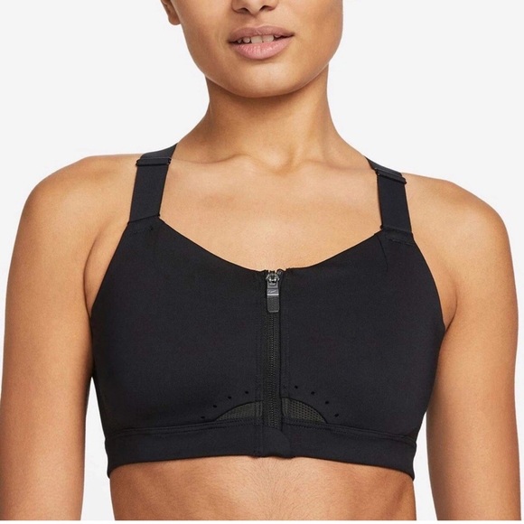 Nike | Women's Alpha High Support Sports Bra in Black, Size Small - Picture 1 of 11